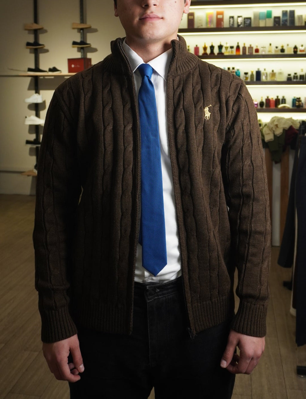 Brown Ralph Lauren ZipUp