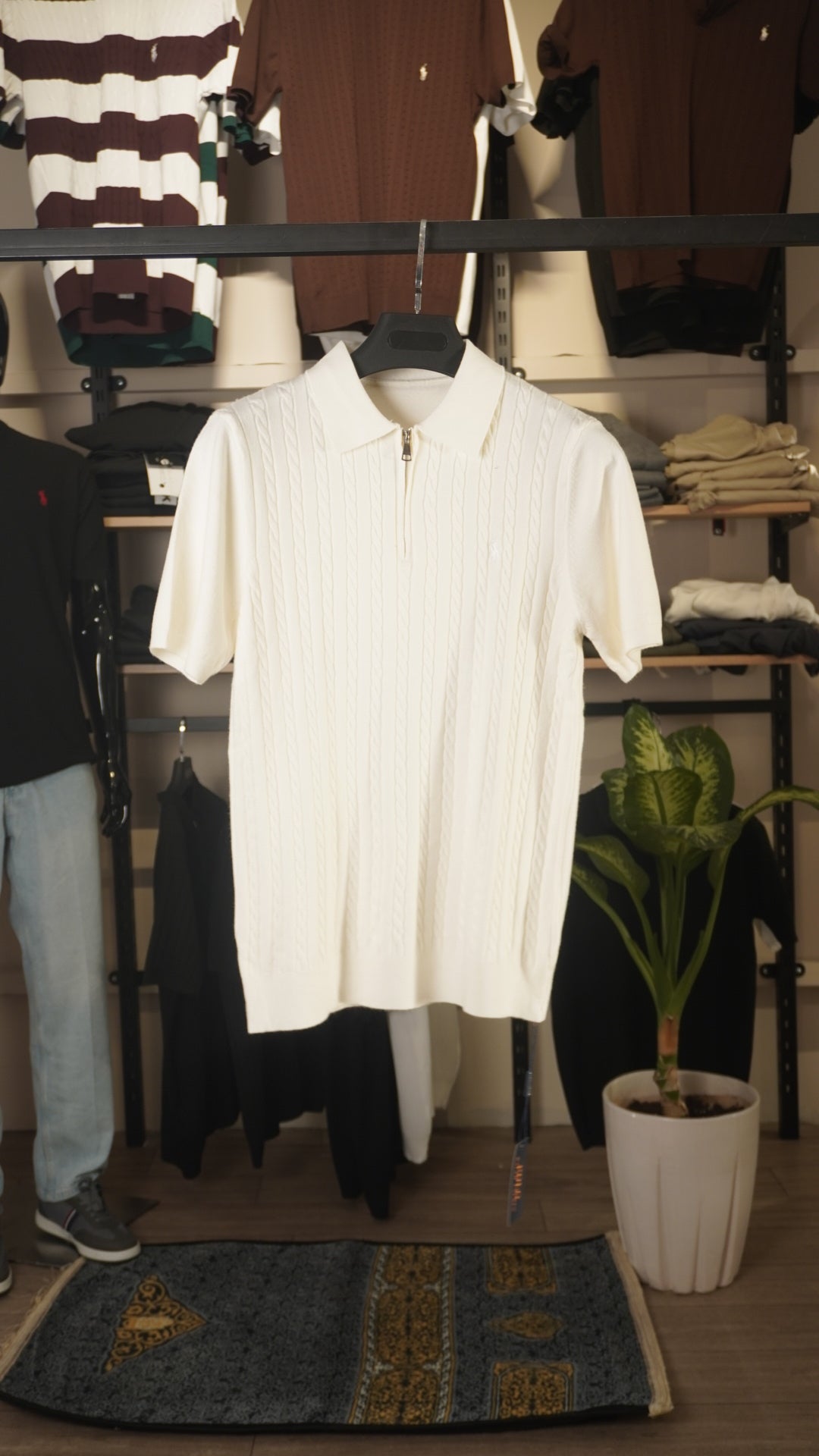 Cream Ralph Lauren Zip