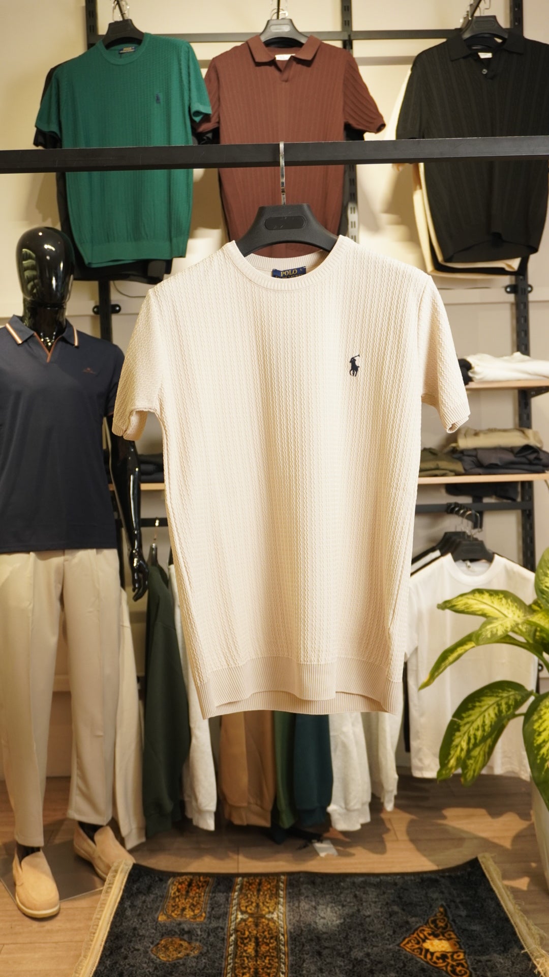 Beige Ralph Lauren T-Shirt