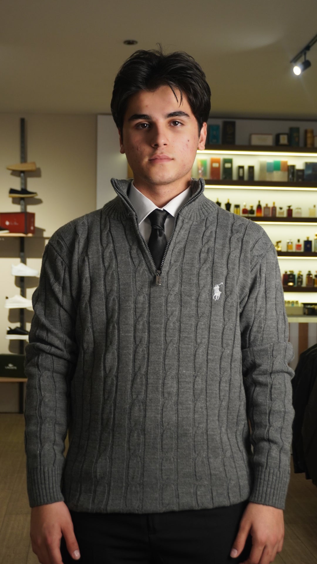 Silver Polo Ralph Lauren Quarter Zip