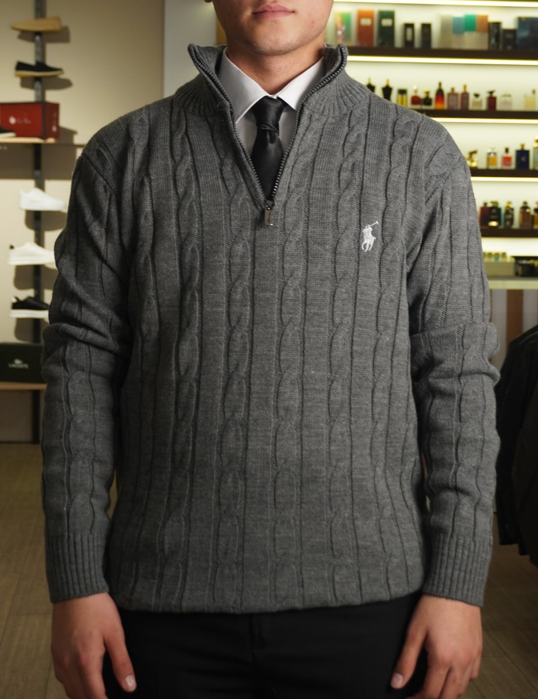 Silver Polo Ralph Lauren Quarter Zip