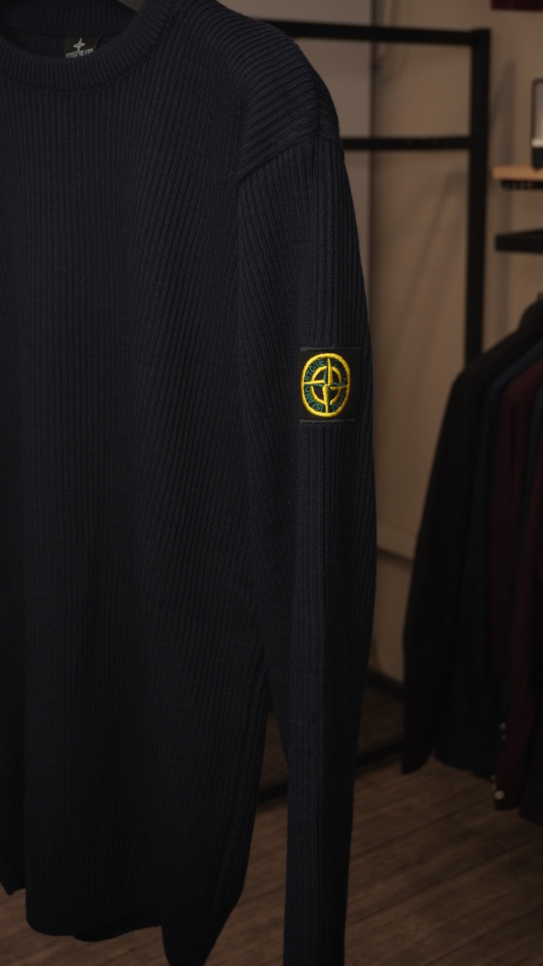 Navy Blue STONE ISLAND crewneck