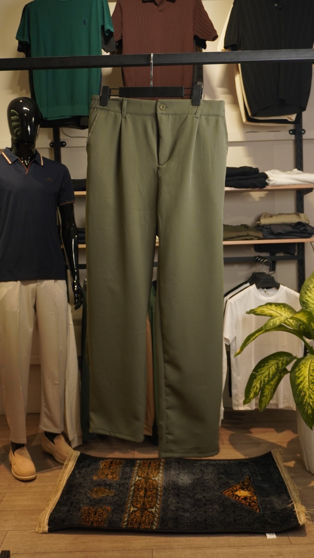 Olive Green Trousers