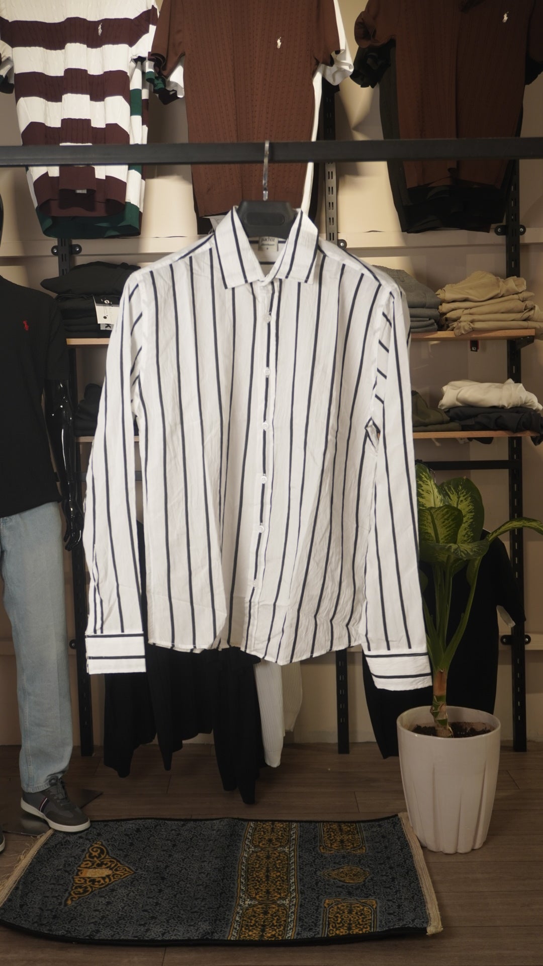 White Stripe Shirt