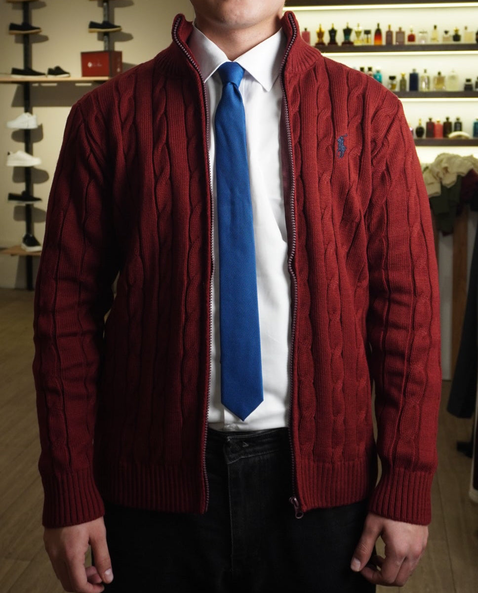 Maroon Ralph Lauren ZipUp