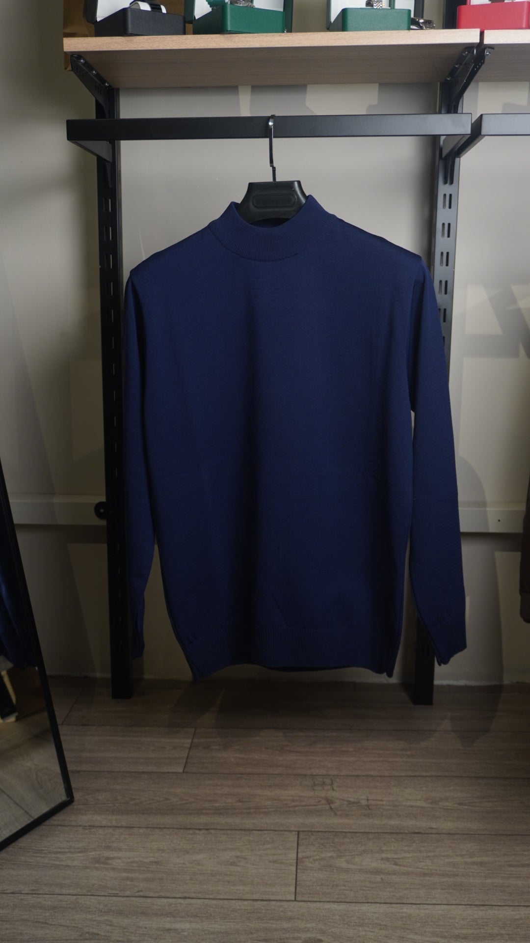 Navy Blue High neck Zara