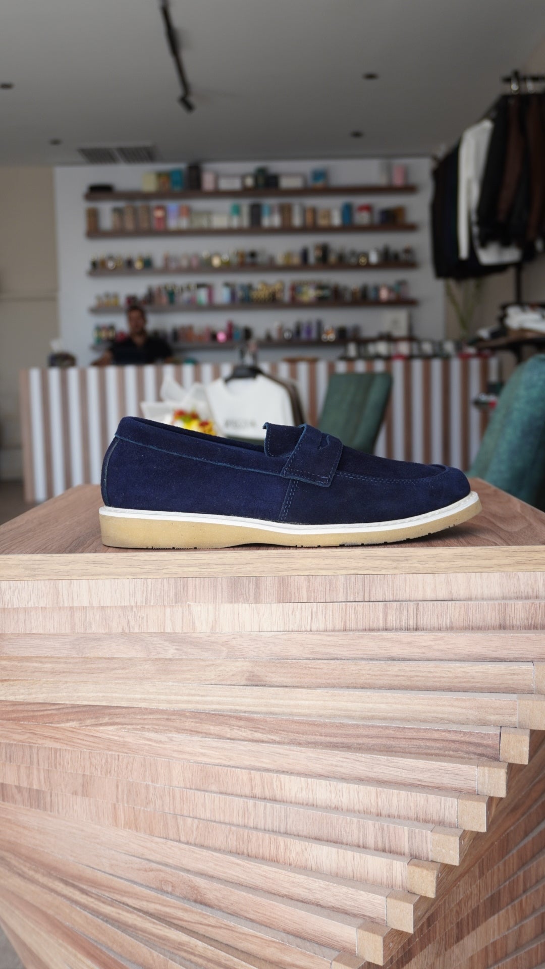 Navy Blue Loafer