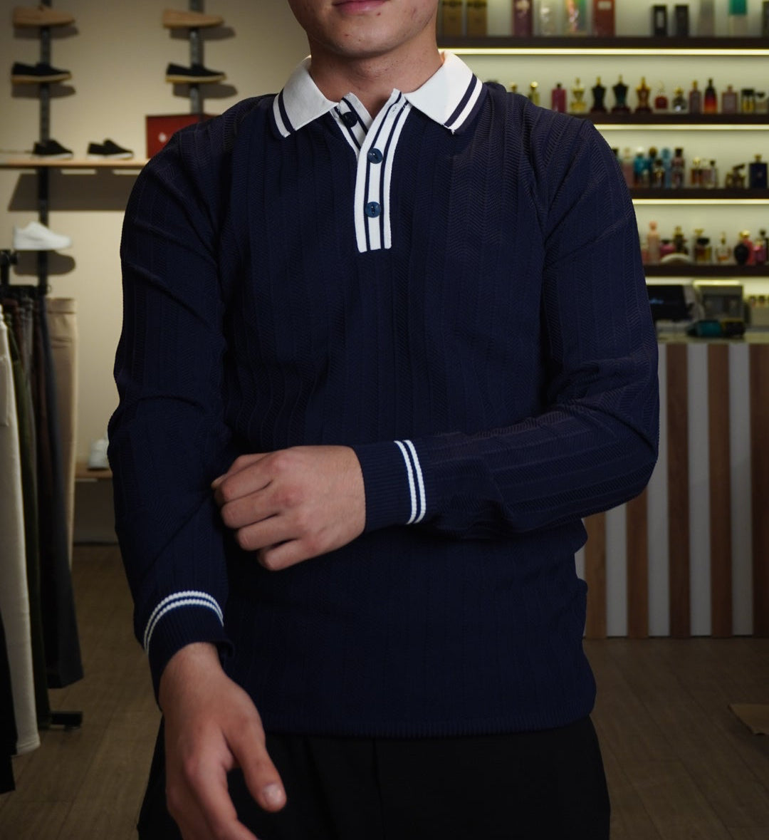 Navy blue Polo shirt