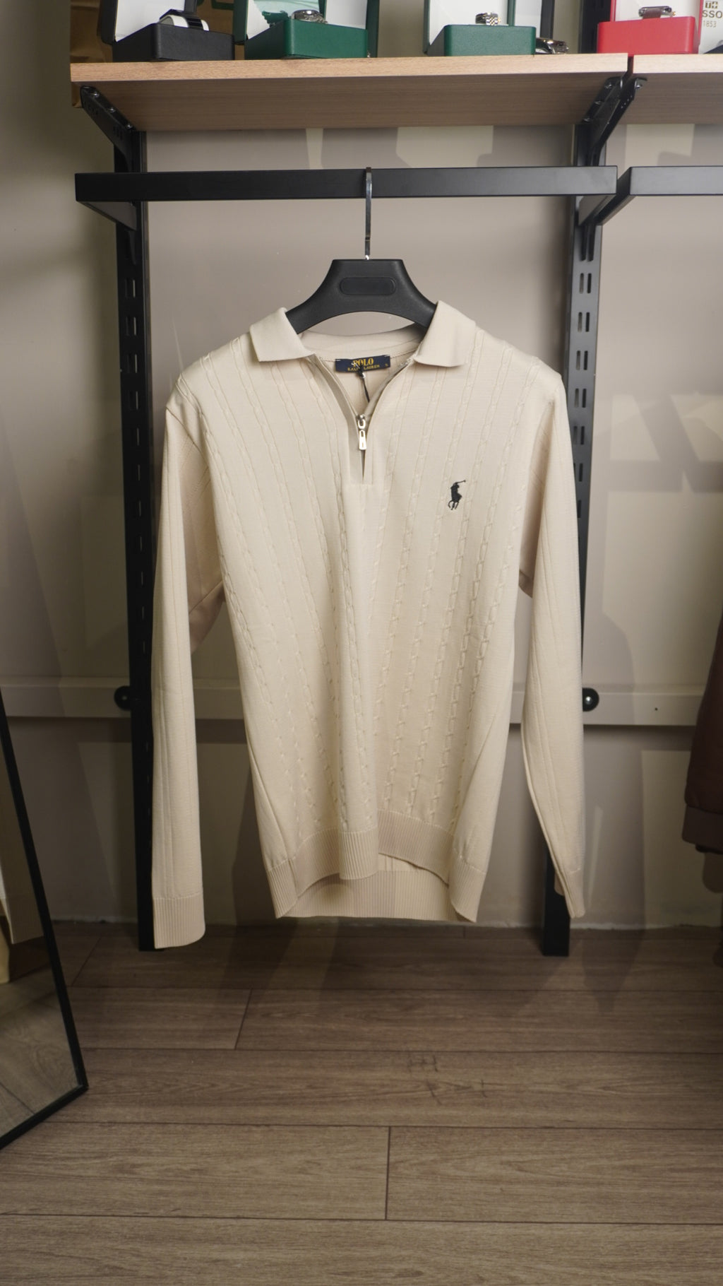 Cream Ralph Lauren Zip