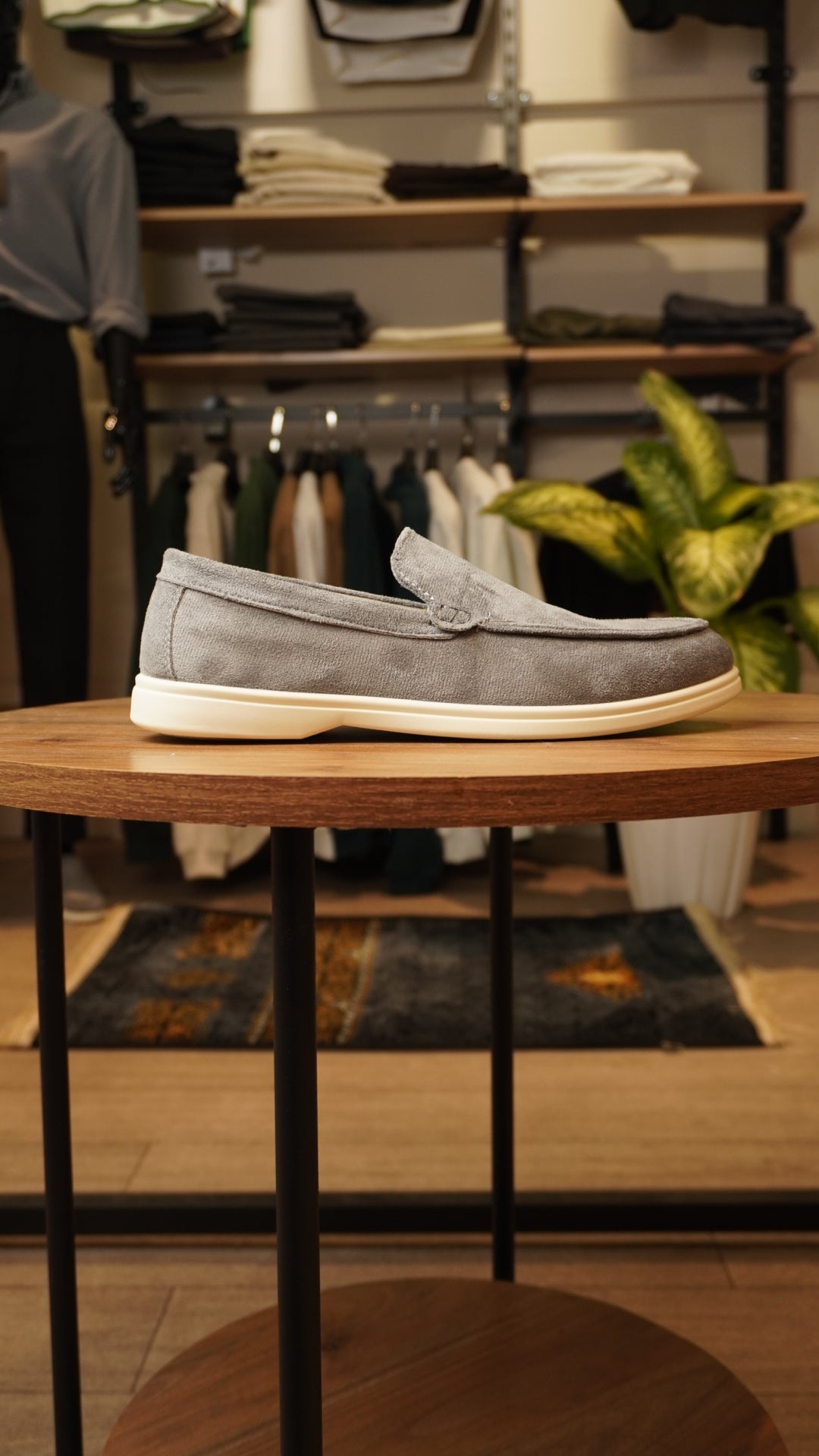 Grey Loafers