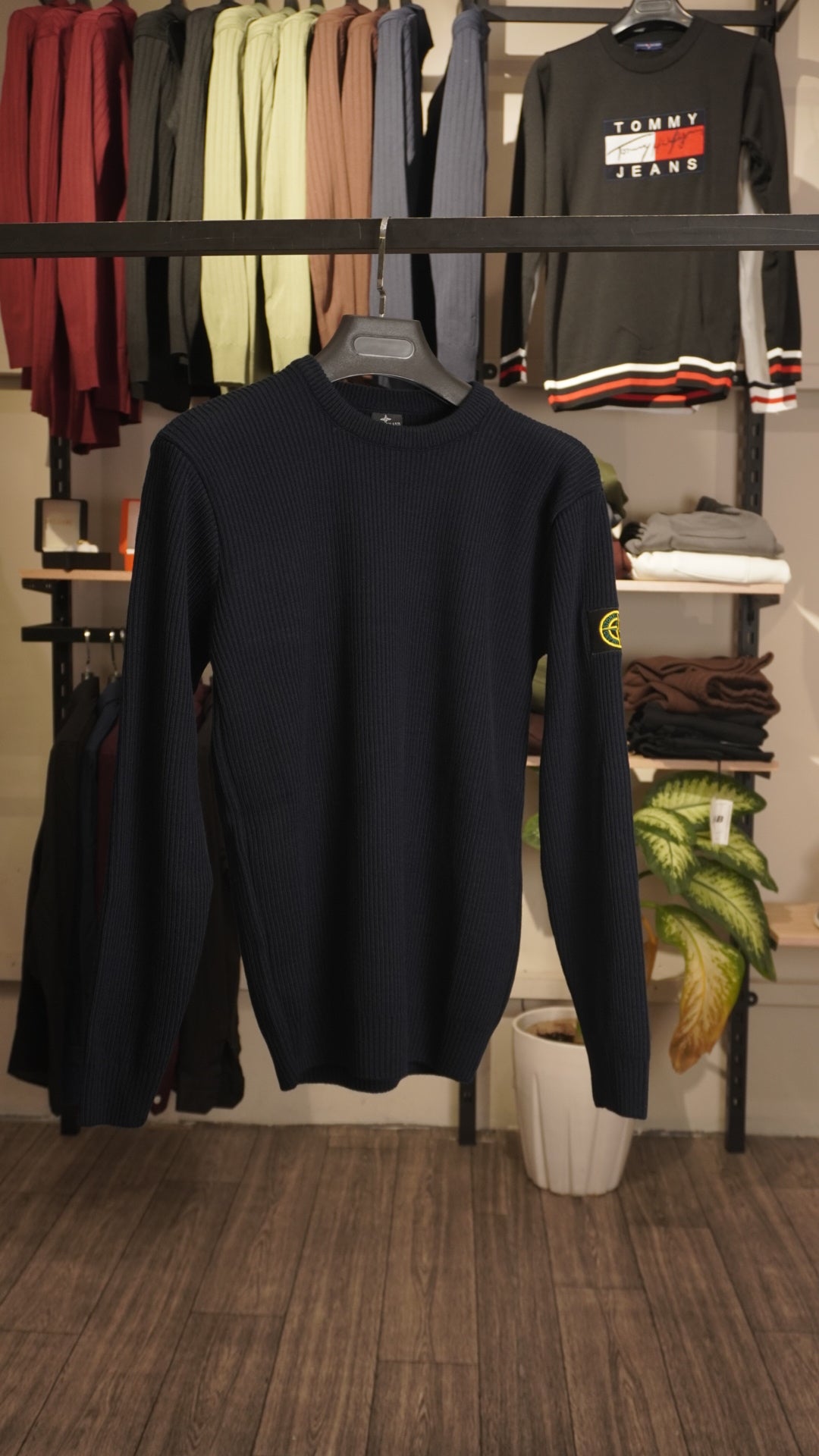 Navy Blue STONE ISLAND crewneck