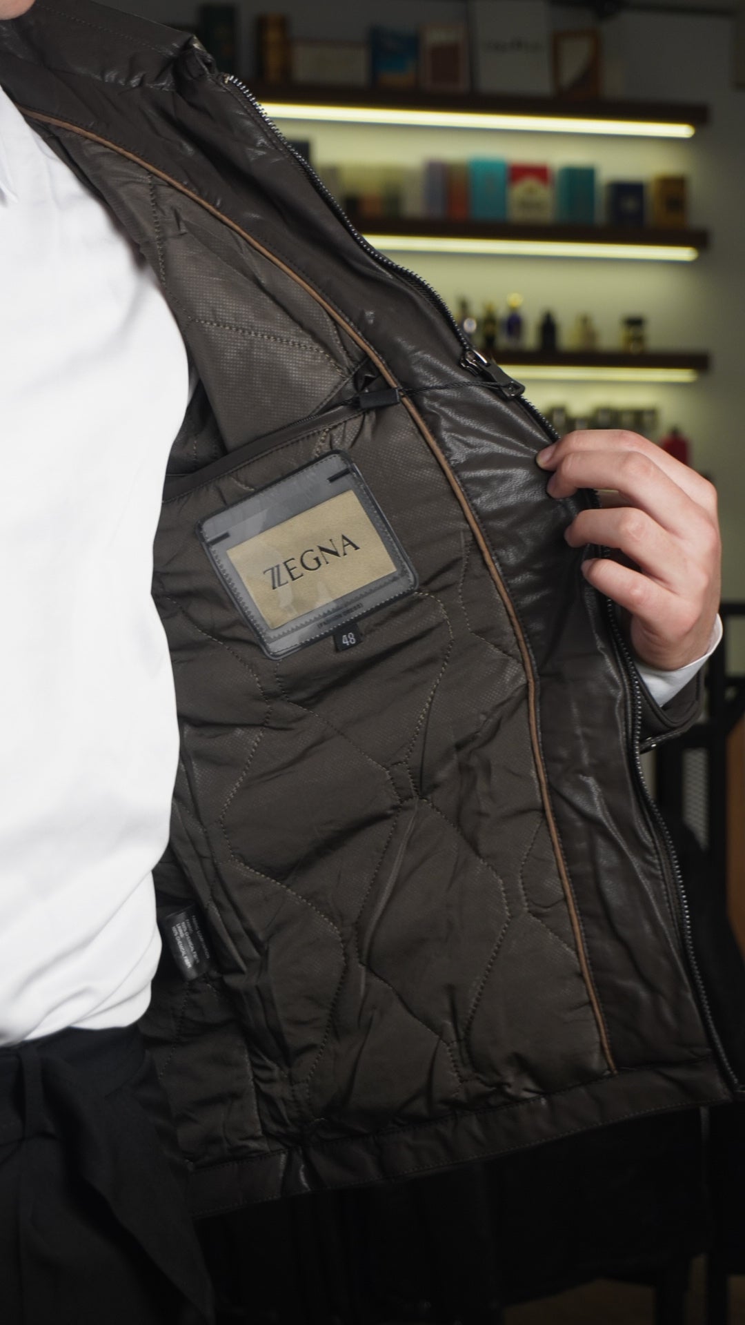 Dark Brown Zegna Jacket