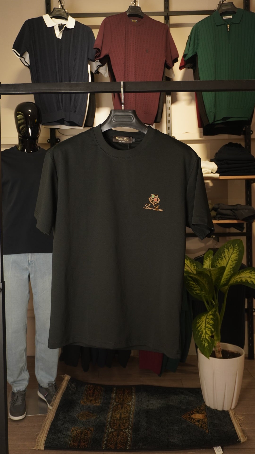 Black Loro Piana T-Shirt