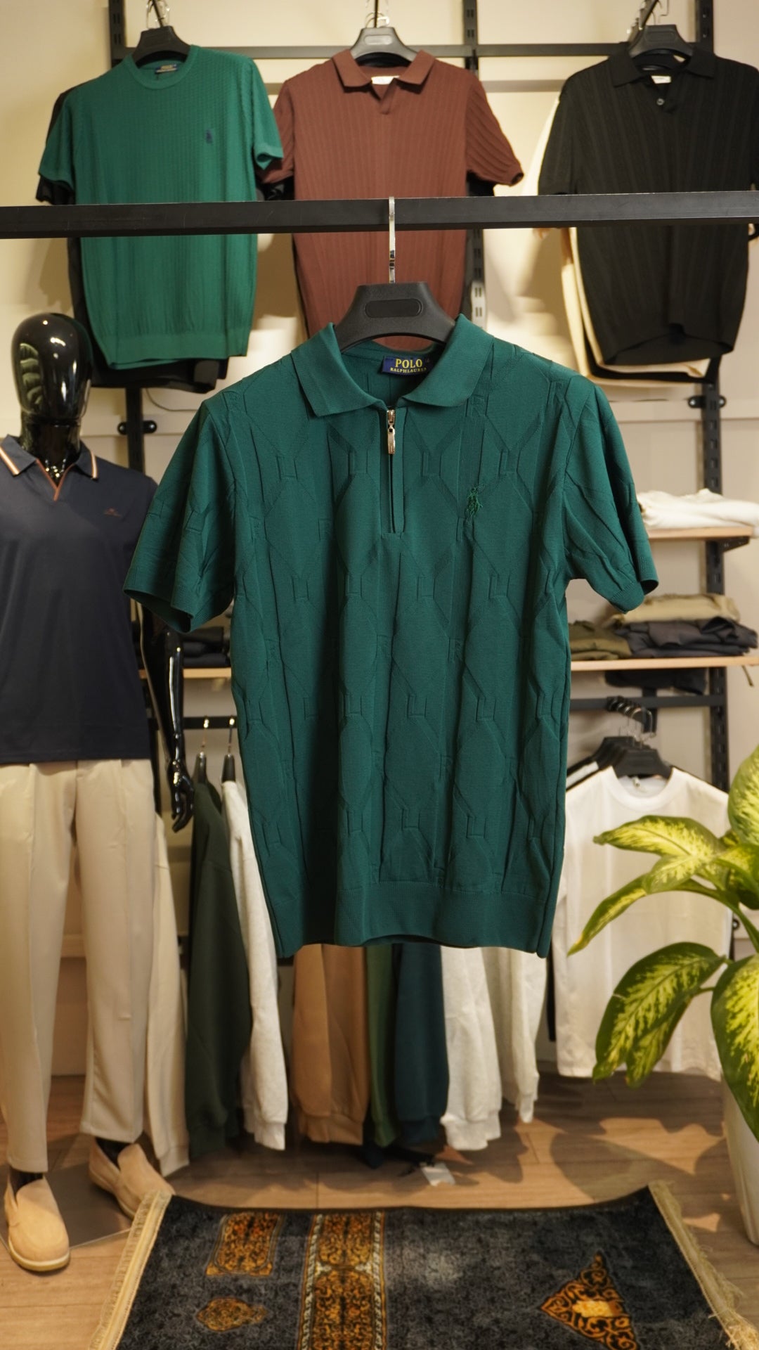 T Green Ralph Lauren Zip Up