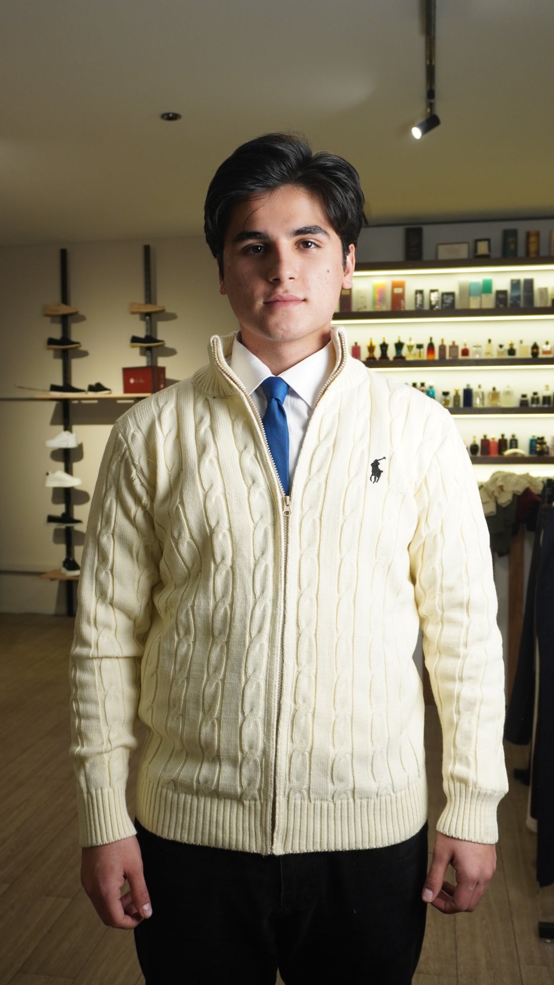 Cream Ralph Lauren ZipUp