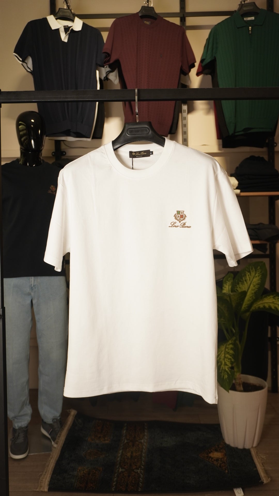 White Loro Piana T-Shirt
