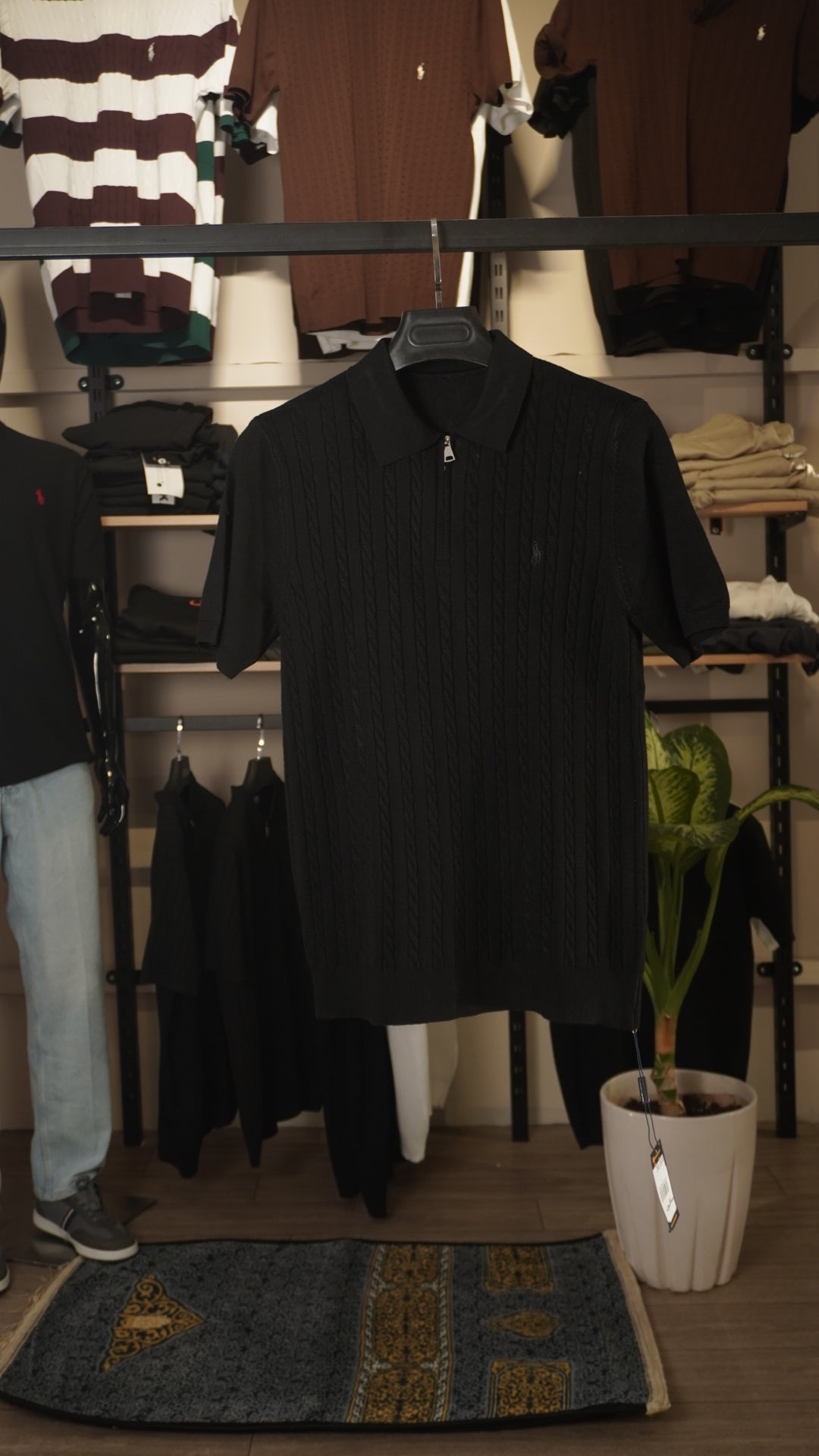 Black Ralph Lauren Zip