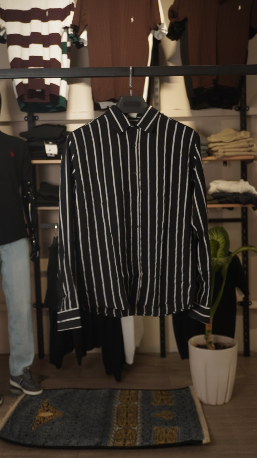 Black Stripe Shirt