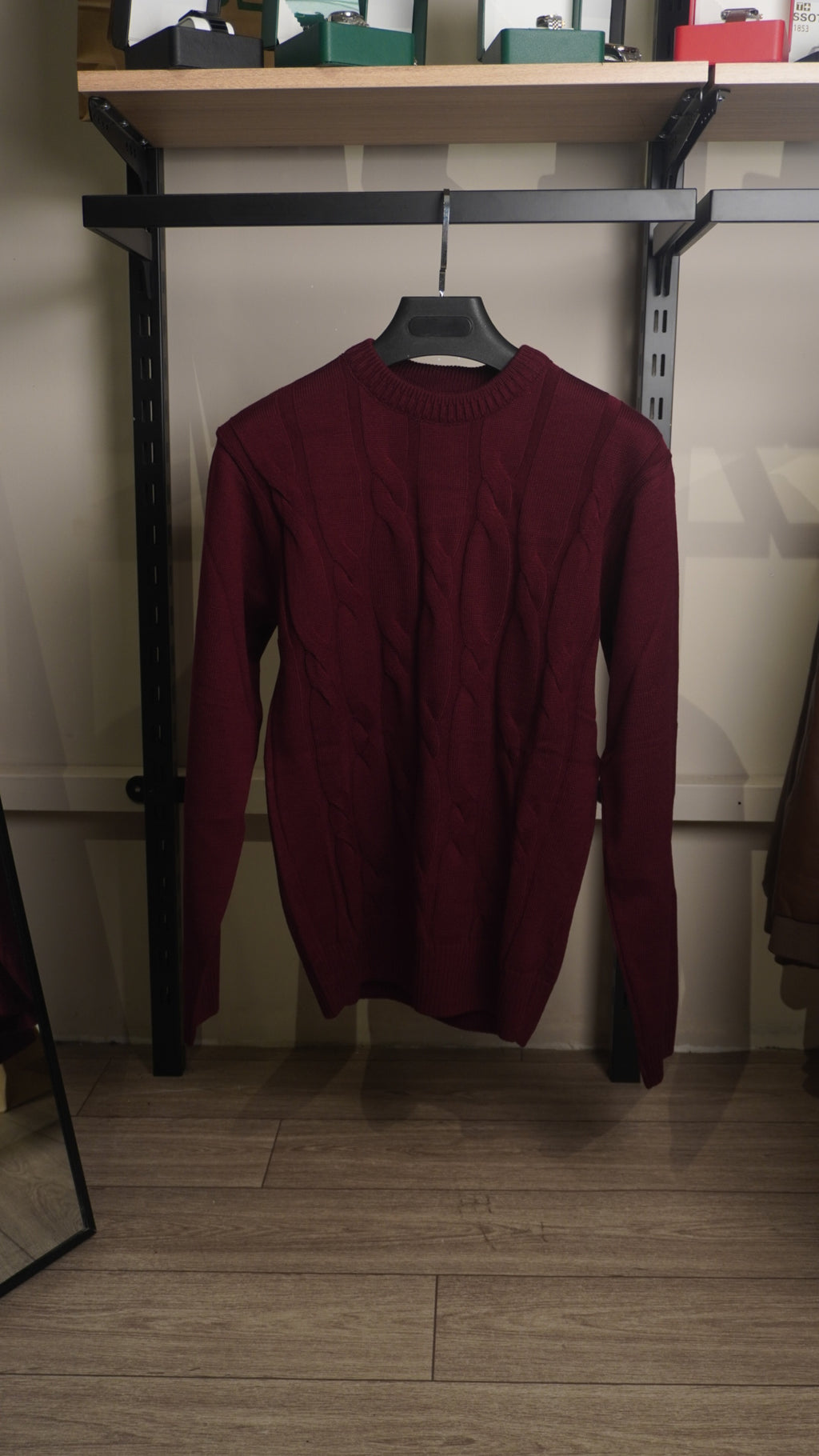 Maroon Zara Sweater