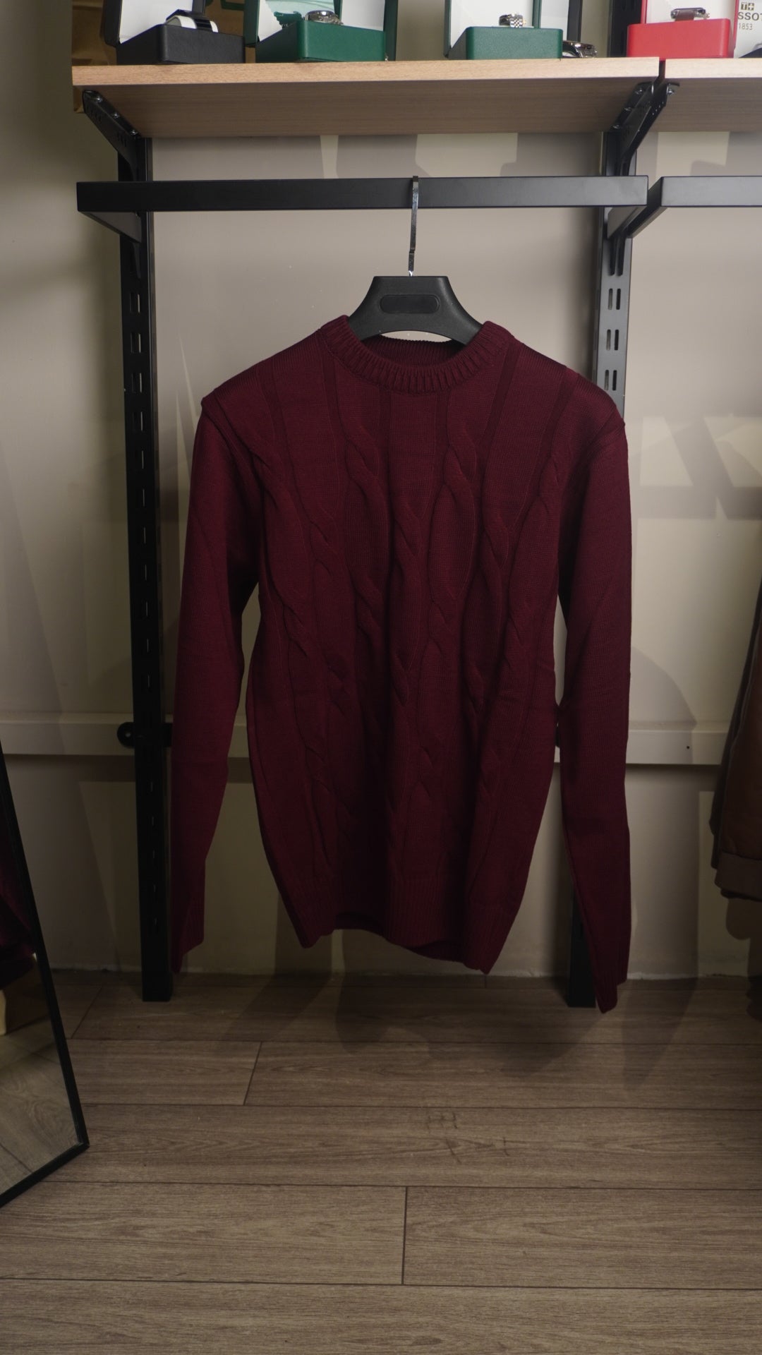 Maroon Zara Sweater