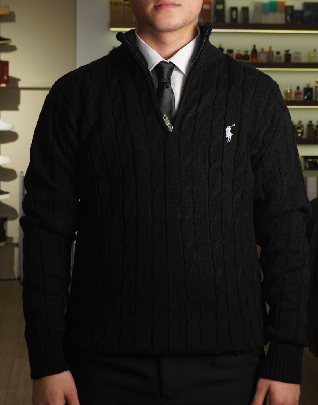 Black Polo Ralph Lauren Quarter Zip